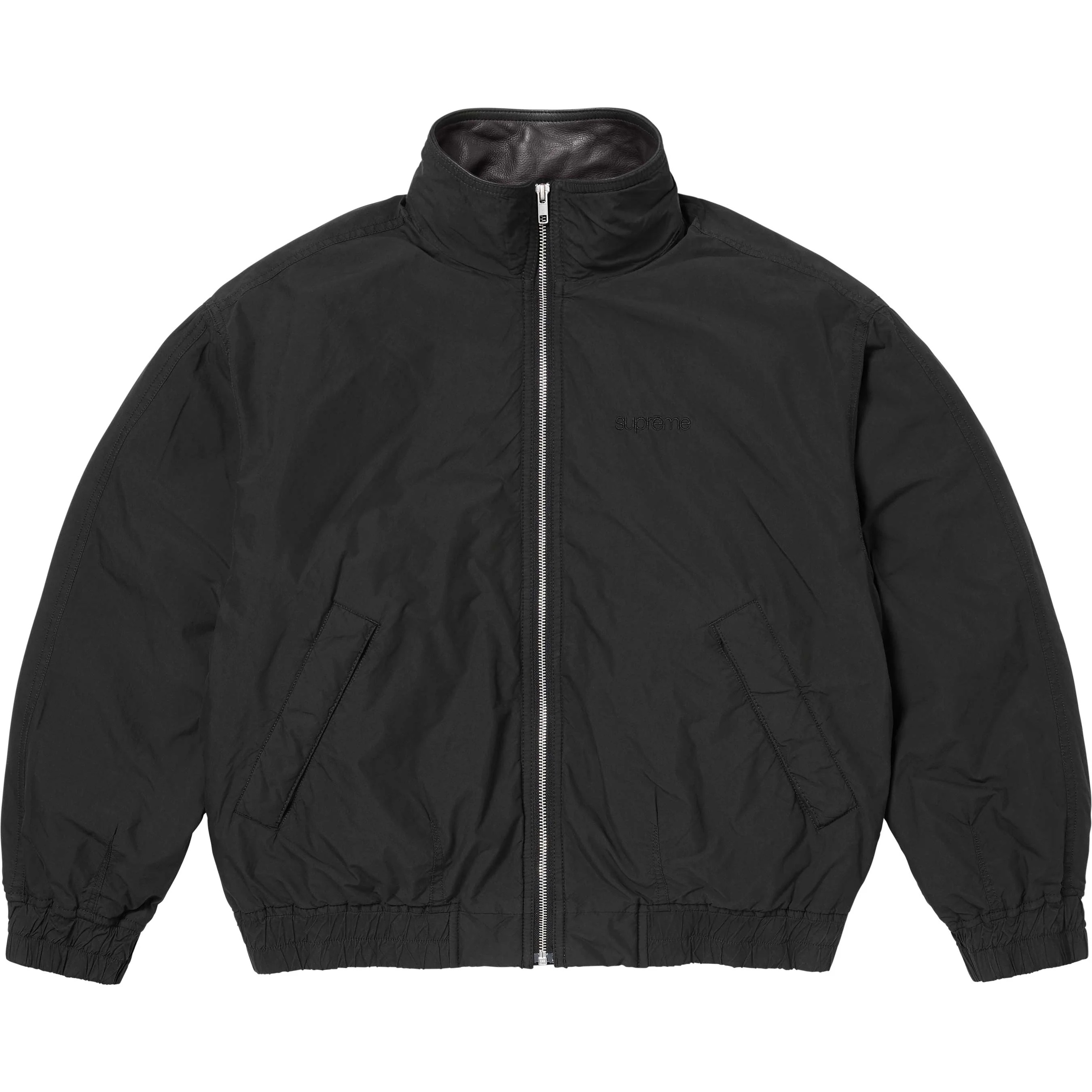 Leather Collar Utility Jacket view 9